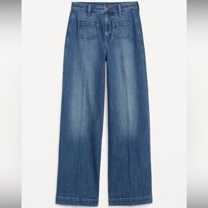 NWT Size 8 Extra High Waisted Trouser Wide-Leg Jean